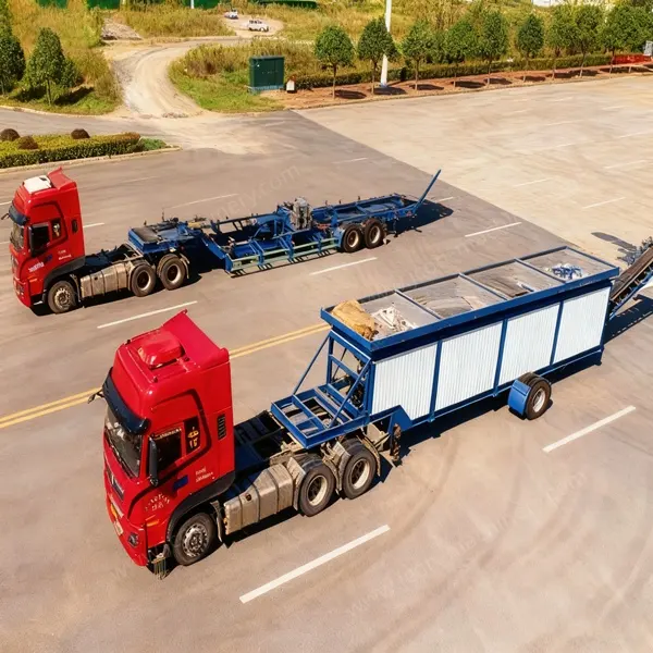 محطة خلط الأسفلت المتحركة (النوع الأسطواني)