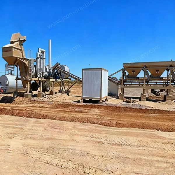 محطة خلط الأسفلت المستمرة (النوع الأسطواني)